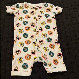 Disney Character Print Kids One Piece - White